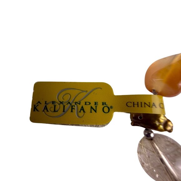 Alexander Kalifano Womens Multicolor Beaded Necklace Natural Stone & Pearl - Picture 3 of 4